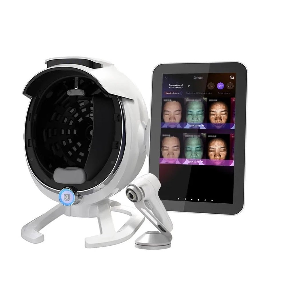 Bitmoji A6 Magic Mirror 3D Skin Analyzer with Handheld Microimager for Facial Analysis