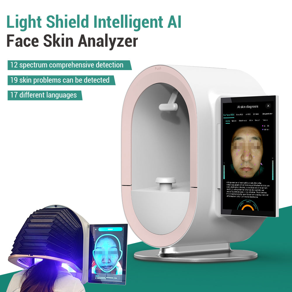 Professional 13-Spectrum AI Skin Analyser for MedSpa & Salons