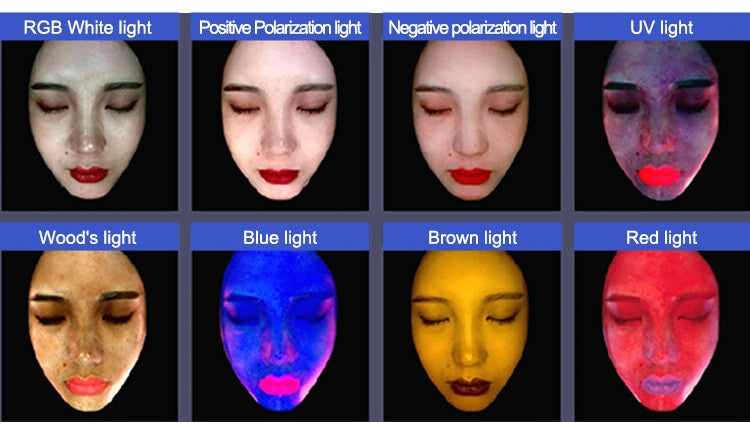 21.5-Inch AI Skin Analyzer Machine — Large-Screen Facial Scanner for Group Consultations