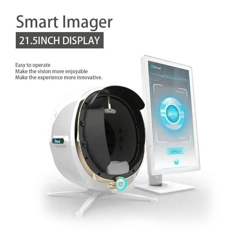 21.5-Inch AI Skin Analyzer Machine — Large-Screen Facial Scanner for Group Consultations