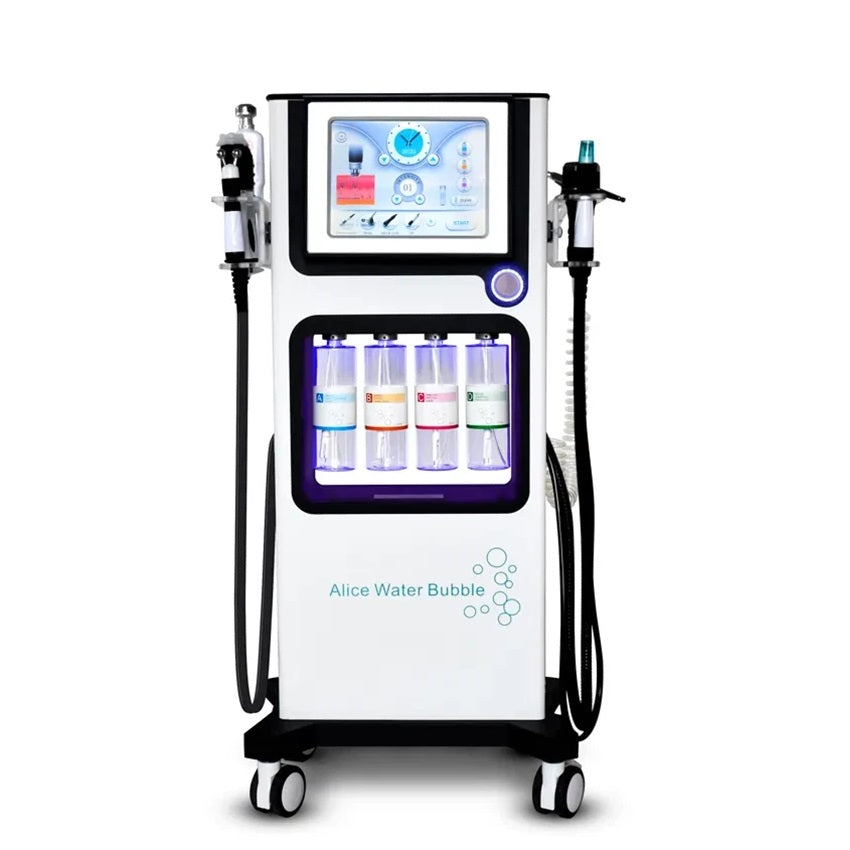 Alice 7-in-1 Hydrodermabrasion System with Dual RF | LumiCutis