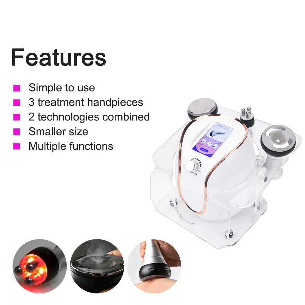 Professional 3-in-1 Cavitation RF Body Slimming System