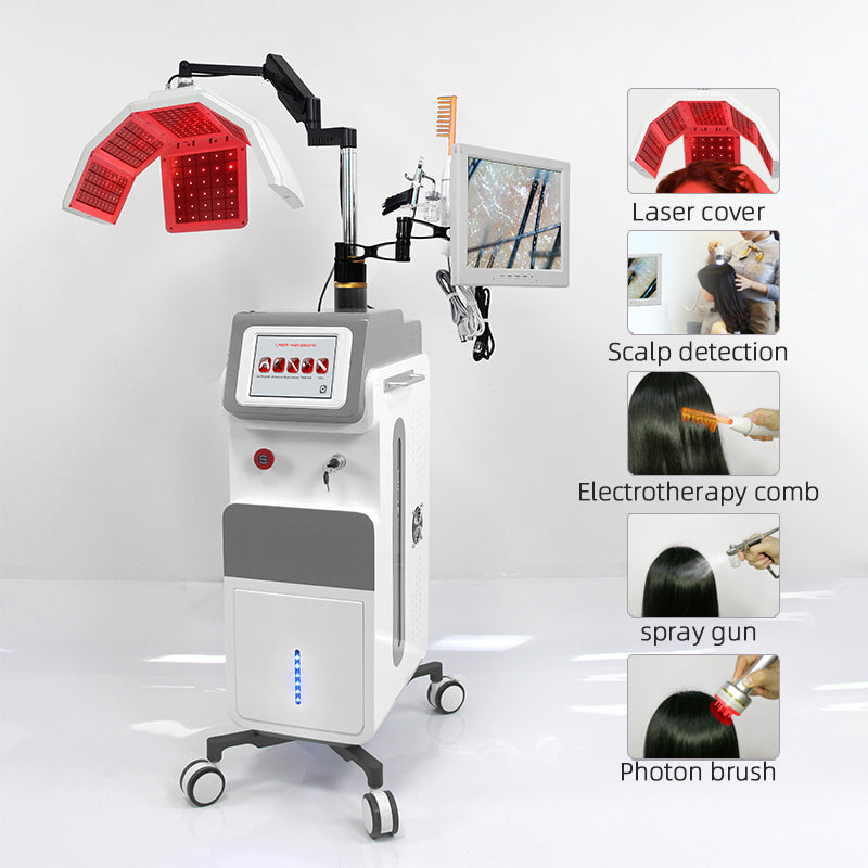 Laser Hair Regrowth Machine with Scalp Analyzer