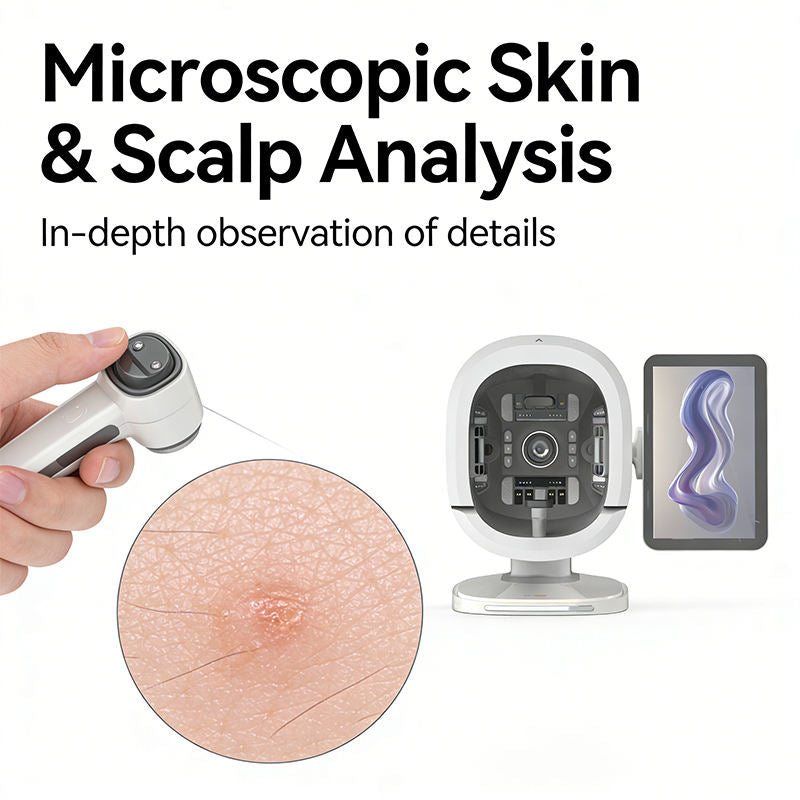 LUMICUTIS Professional Skin Analyzer · 8-Spectra 3D Imaging System