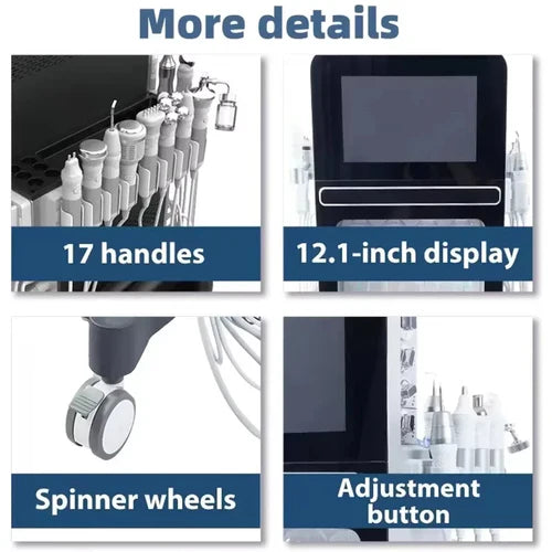 Professional 17-in-1 Hydra Skin Care System Elite | Commercial Facial Machine
