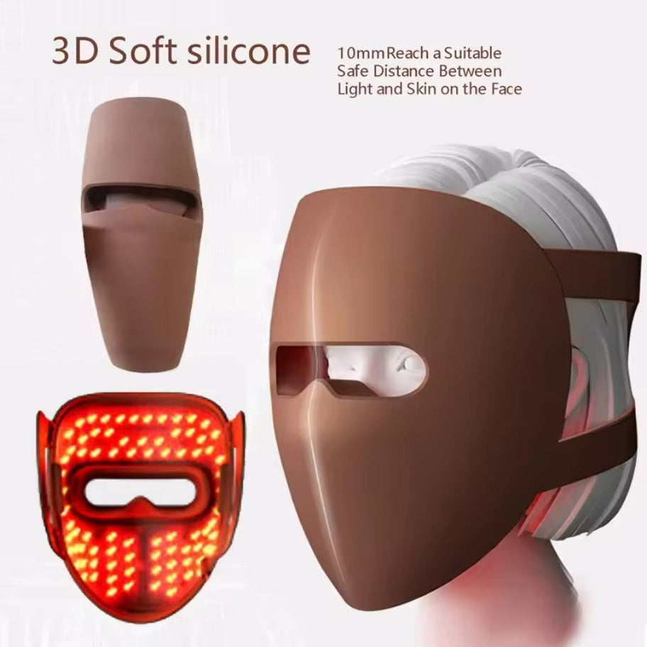 Lumicutis 9D Flexible Silicone LED Face Mask – 7 Colors Skin Rejuvenation