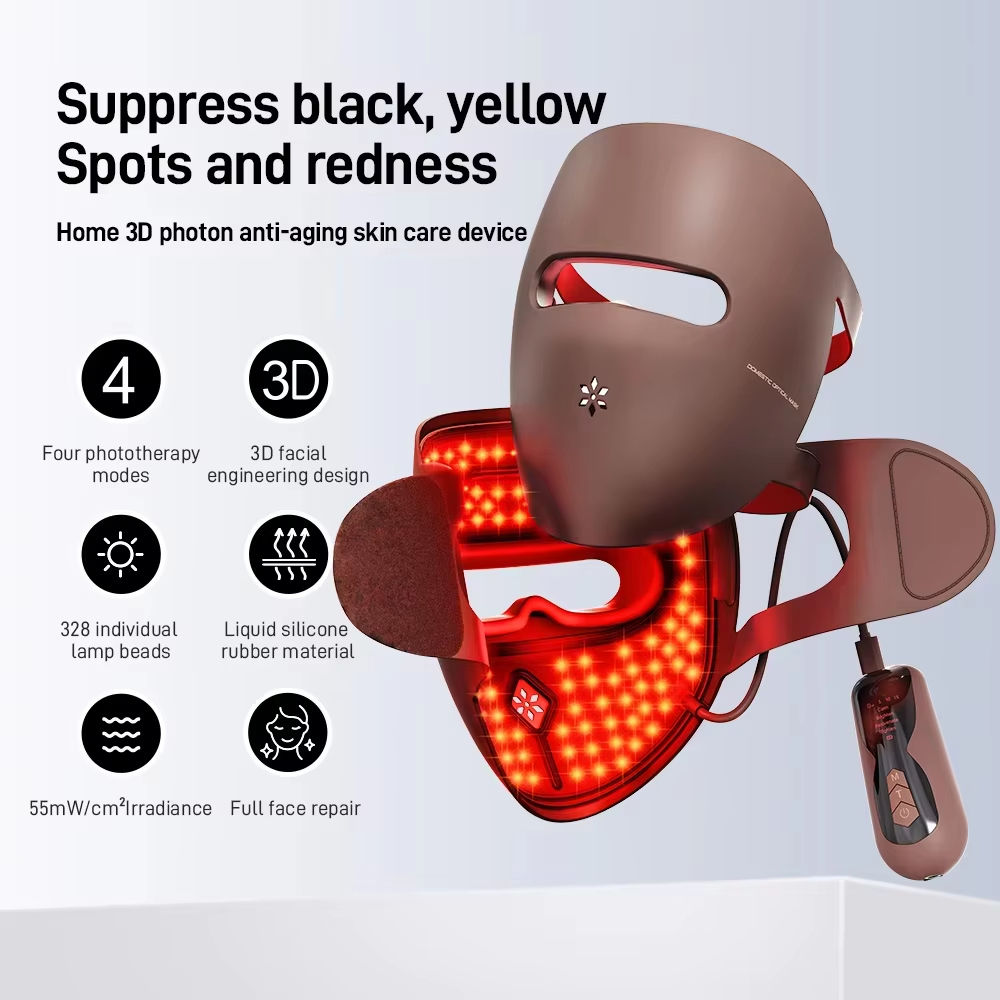 Lumicutis 9D Flexible Silicone LED Face Mask – 7 Colors Skin Rejuvenation